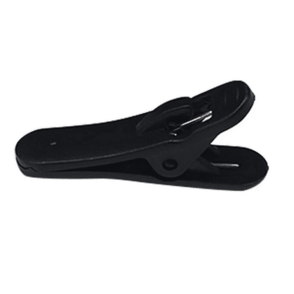 Noothes Headphone Cable Clip Black, Rotatable Earphone Cable Clamp Holder for Secure Portable Fixing on Clothing, Universal Anti-Drop Wire Manager