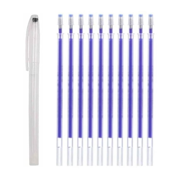 Noothes Heat Erasable Fabric Marking Pens 4 Colors Fabric Pens For Sewing Quilting Embroidery and Temporary Pattern Transfer
