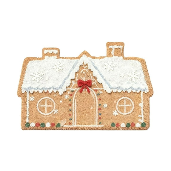 Noothes Indoor Outdoor Rug 23.6x35.4 Inch Non-Slip Door Mat, Cheerful Holiday Welcome Mat with Soft Polyester for Front Door and Bathroom Decor