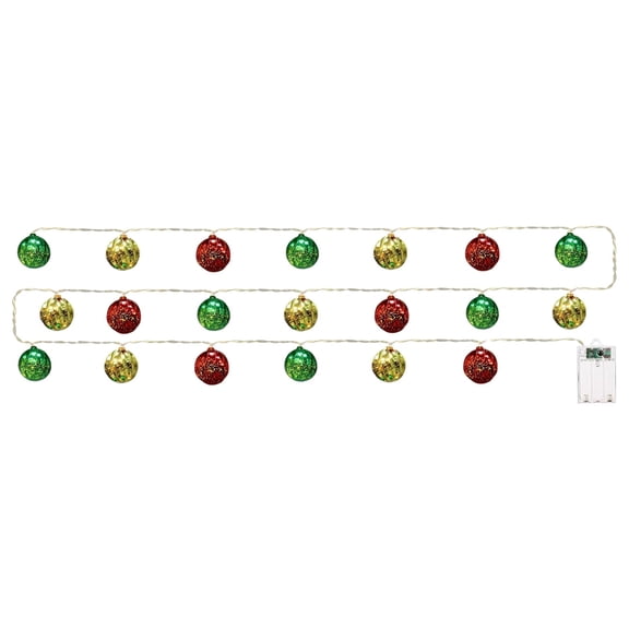 Noothes LED Snowball String Lights - Energy-Efficient Christmas Decorative Lights for Indoor Tree Garden and Durable Outdoor Street Layout