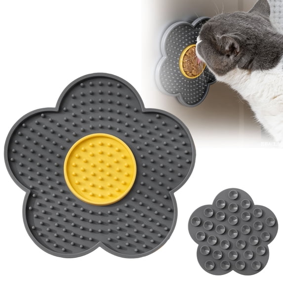 Noothes Lick Mats For Dogs Cat Slow Feeder Mat Lick Mat For Cats Flower Shaped Puppy Slow Feeder Small Medium Large