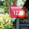 thumbnail image 1 of Noothes Mailbox Numbers 1 Inch Reflective Adhesive Stickers for Outside White Vinyl Numbers for Houses Mailbox Address Labels 0-9 Stick on Numbers for Curbside Visibility, 1 of 7