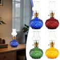 thumbnail image 1 of Noothes Meditation Space Decorative Lamp Circular Ribbed Butter Lamp Traditional Butter Oil Lamp Holder Oil Lamp With Eternal Flame Home Interior Decor, 1 of 3
