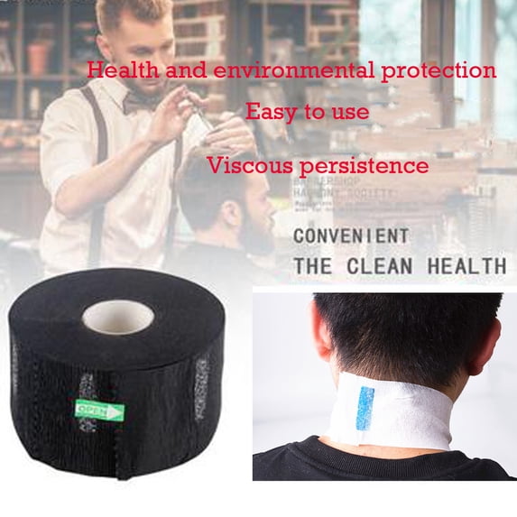 Noothes Neck Strips 100Pcs Disposable Barber Neck Strips with Adhesive Neck Tape Professional Barber Supplies for Salon Hairdressing and Shop Accessories