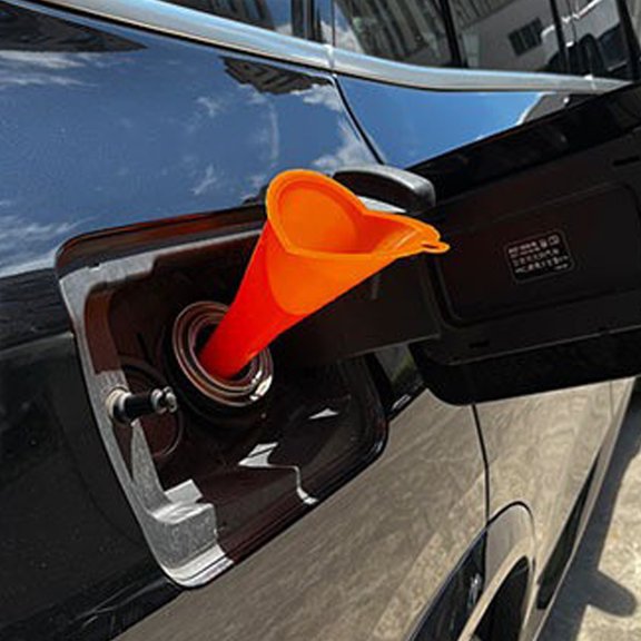 Noothes Oil Funnel Long Neck Plastic, Multi-Purpose Funnels for Automotive Use & Fluid Transfer