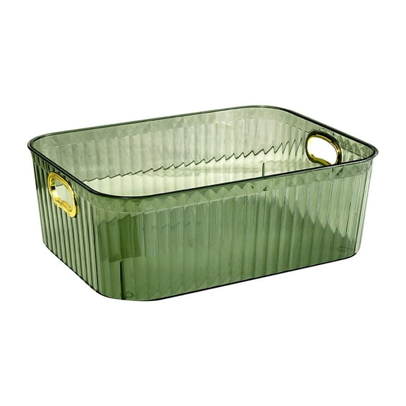 Noothes Plastic Storage Containers - Transparent Modular Bins for Kitchen Snacks and Cosmetic Organization, Garage Shelving and Home Storage