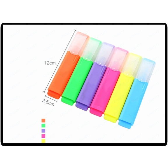 Noothes Prize Marking Pen Creative Candy Color Fluorescent Pen Large Capacity Stationery Marker Quick Drying Non-slip Grip Ink Pen 5ml