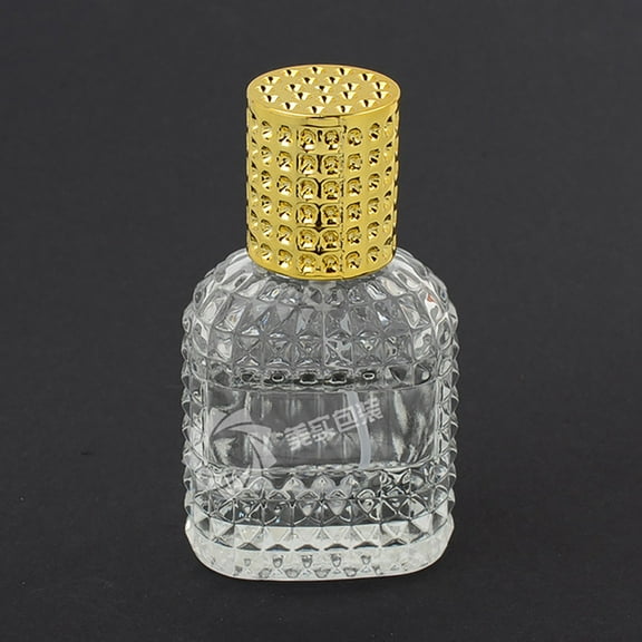 Noothes Refillable Perfume Atomizer, Glass Spray Bottle with Pump, 30/51ml Portable Square Design, Premium Leak-Proof, Travel/Daily Use/Gifts