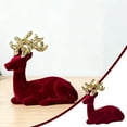 thumbnail image 1 of Noothes Reindeer Christmas Decor, Xmas Deer Figurines for Holiday Table Centerpiece, Christmas Home Decor and Festive Mantel Display, 1 of 8