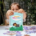 thumbnail image 1 of Noothes Reusable Handwriting Workbook Grooved Writing Practice Tracing Letters and Numbers Portable Learning Book, 1 of 5