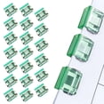 thumbnail image 1 of Noothes Sliding Clips 20pcs, Multi-Purpose Plastic Paper Fasteners - Secure 50 Sheets, Random Color for Home/Office/Travel, Ultra-Thin Design, 1 of 9