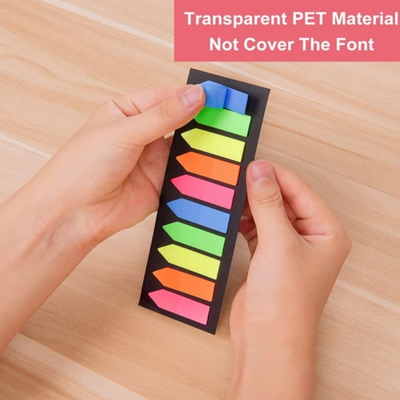 Noothes Sticky Note Tabs Page Markers Colored Flag Tabs Adhesive Index Tabs for Books Notebooks Documents Writable Repositionable