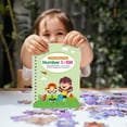 thumbnail image 1 of Noothes Tracing Letters and Numbers Workbook Grooved Reusable Handwriting Practice Book Portable Learning Workbook, 1 of 5