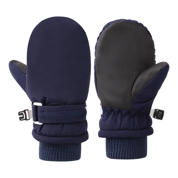 Noothes Waterproof Toddler Ski Gloves - Fleece Lined Thickened Winter Mittens for Boys & Girls, Warm and Durable for Cold Weather Activities