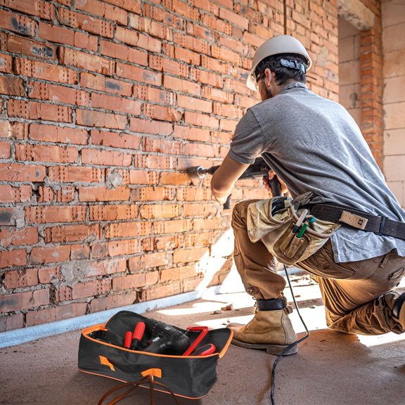 Noothes Waterproof Tool Bag Zipper Tool Bag Tool Zipper Pouch Small Tool Zipper Bags Portable Multi-Purpose Organizer for Screwdrivers Pliers