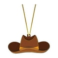 thumbnail image 1 of Noothes Wooden Western Cowboy Ornaments for Hanging Tree Decor, Unique Christmas Hat Ornament for Indoor Outdoor Holiday Table and Shelf Display, 1 of 8