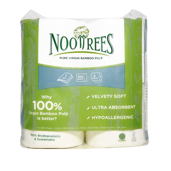 Nootrees - Eco-Luxe Bamboo Toilet Tissue - 1 Ea, Case of 12