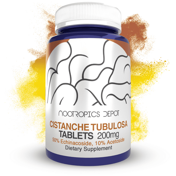 news-1-1 Nootropics Depot Cistanche Tubulosa Tablets | 200mg | 50% Echinacoside + 10% Acetoside | 60 Count