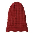 thumbnail image 1 of Nooxsoe Beanie Hats for Women Snow Ski Cap Soft Thick Slouchy Beanie Hat Knitted Beanie Comfortable Soft Winter Warm Bonnet Ribbed Knit Beanie Ski Hats for Women Cozy Hat Women’s Hats Red 1 One Size, 1 of 3