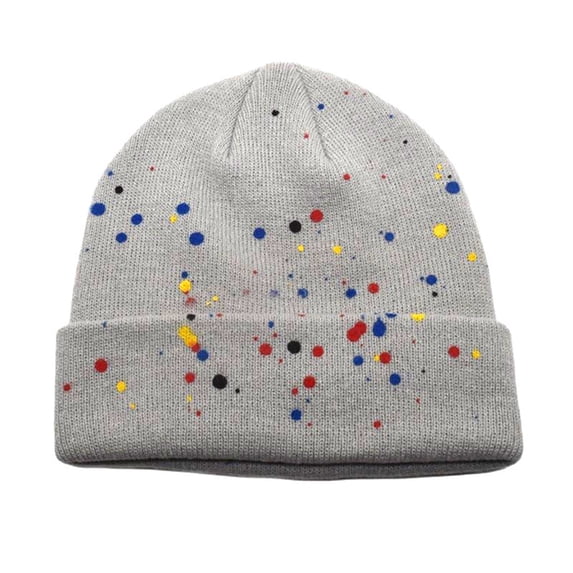 Nooxsoe Beanie for Women Ribbed Knit Beanie Slouchy Beanie Hat Winter Warm Bonnet Winter Beanie Winter Hat Thickened Warm Bonnet Soft Thick Knitted Beanie Ski Hat Women Hats Gray 2 M