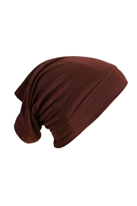 Cotton Hijab Undercap for Women Scarf Inner Hijab Cap Chemo Headwear Chemotherapy Headwear Under Scarf Turban Unisex Soft Hat Stretch Bonnet Tube Cap E One Size