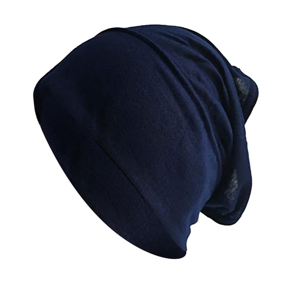 Nooxsoe Lined Bonnet Sleep Cap - Adjustable Stay On All Night Hair Wrap Cover Slouchy Beanie for Curly Hair Protection for Women and Men Z1-a One Size