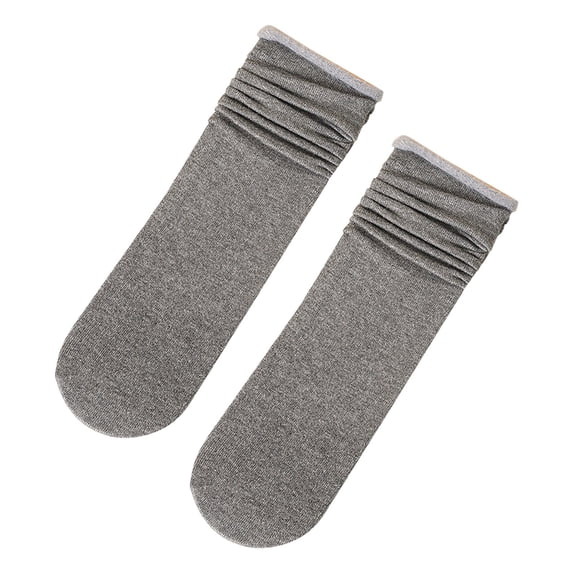 Nooxsoe Slouchy Socks for Women Crew Warm Socks Slouch Socks for Women Winter Long Womens Socks Gray a