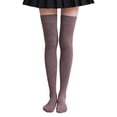 thumbnail image 1 of Nooxsoe Thigh High Socks Knee High Socks for Women | Soft Breathable Thigh Highs for Ladies, Over Knee Long Socks for Daily, Boots Bronze a, 1 of 1