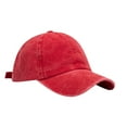 thumbnail image 1 of Nooxsoe Trucker Hat Extended Brim solid color Fashion casual Running Hat Snapback Hat Vintage Trucker Hat Beach Hat Golf Hat Golf Hat Women Sun Hat Women women's hats & caps Red One Size, 1 of 2
