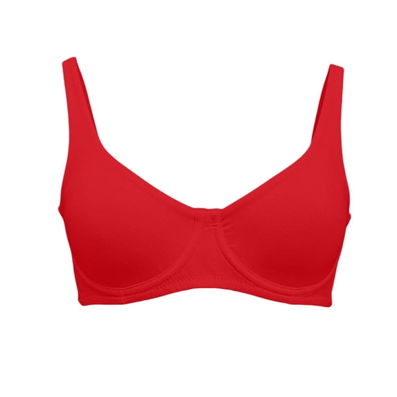 Nooxsoe No Underwire Bras Everyday Bra Tshirt Bra Jelly Bras for Women’s Bras Full Coverage Bralettes Womens Bralette No Underwire Bras Front Close Bras for Women Red 40