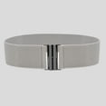 thumbnail image 1 of Nooxsoe Wide Belt Elastic Stretch Waist Belts for Women Dress No Show Invisible Elastic Web Strap Stretch Belts for Women Adjustable Flat Buckle Belt for Jeans Pants Dresses Z1-gray One Size, 1 of 2