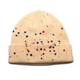 thumbnail image 1 of Nooxsoe Women Beanie Hats Slouchy Beanie Hat Seamless Beanie Cap Winter Beanie Comfortable Soft Chunky Oversized Hat Winter Warm Bonnet Ski Beanie Knitted Beanie Womans Hat Beige M, 1 of 3