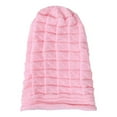 thumbnail image 1 of Nooxsoe Women Beanie Hats Snow Ski Cap Knitted Beanie Cuffed Beanie Hat Winter Warm Bonnet Slouchy Beanie Hat Ribbed Knit Beanie Soft Warm Soft Thick Ski Beanie Women’s Hat Pink One Size, 1 of 3