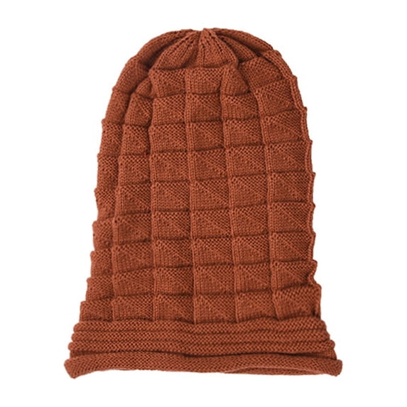Nooxsoe Women Beanie Ski Hats for Men Soft Thick Knitted Beanie Slouchy Beanie Hat Ski Beanie Soft Warm Seamless Beanie Cap Chunky Oversized Hat Winter Beanie Hat for Women Watermelon Red One Size