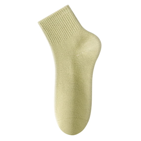 Nooxsoe Women Thin Cotton Socks Soft Cozy Socks Cute Ankle Crew Socks Womens Cute Socks Casual Athletic Socks Neutral Socks for Women Clothes Mint Green One Size