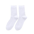 thumbnail image 1 of Nooxsoe Women's Cotton Socks Thermal Socks Retro Socks Casual Socks Womens Fuzzy Socks Womens Dress Socks Loose Fit Slouchy Socks Cycling Socks Wide Calf Socks Women’s Socks White One Size, 1 of 4