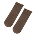 thumbnail image 1 of Nooxsoe Women's Slouchy Crew Socks Cushioned Scrunch Boot Sock Retro Solid Thick Chunky Ribbed Cozy Cute Slouch Athletic Socks for Spring Summer Fall Winter Gifts Coffee a, 1 of 4