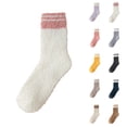 thumbnail image 1 of Nooxsoe Womens Fuzzy Socks Plush Sleeping Socks Soft Cozy Thermal Socks Thick Sock Soft Fluffy Slipper Socks Plush Warm Socks Slouchy Socks Sleeping Socks Fuzzy Socks Women Socks Navy One Size, 1 of 9