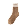 thumbnail image 1 of Nooxsoe Womens Fuzzy Socks Winter Warm Home Socks Plush Warm Socks Casual Athletic Socks Sports Socks Fuzzy Socks Plush Sleeping Socks Crew Socks Sleeping Socks Women’s Socks Coffee One Size, 1 of 8