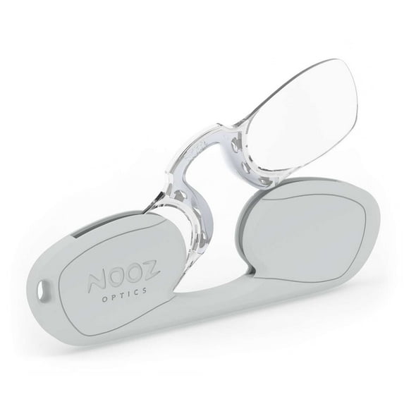 Nooz Optics Rectangular Reading Glasses - +2, Silver - NOO-42433