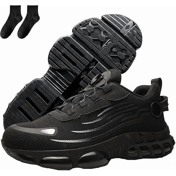 Noozier Safety Shoes, Noozier Safety Shoes Mens Steel Toe, Evontira Lightweight Comfortable Work Shoe