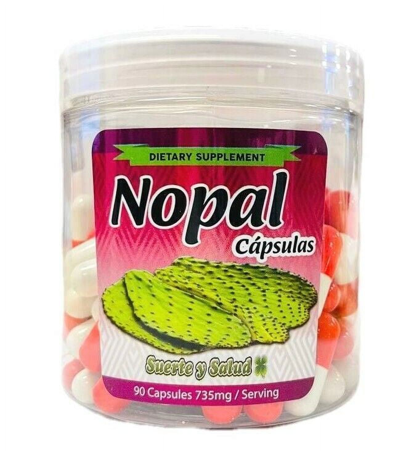 Nopal (Cactus) 90 Capsulas 735mg 100% Natural
