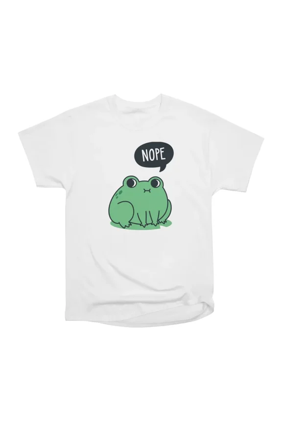 Nope Frog T-Shirt Tee Gift For Him Merch For Her Apparel For Friend