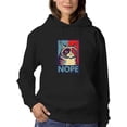 thumbnail image 1 of Nope Grumpy Cat Hoodie Women -T-Line Designs, Female x-Large, 1 of 4