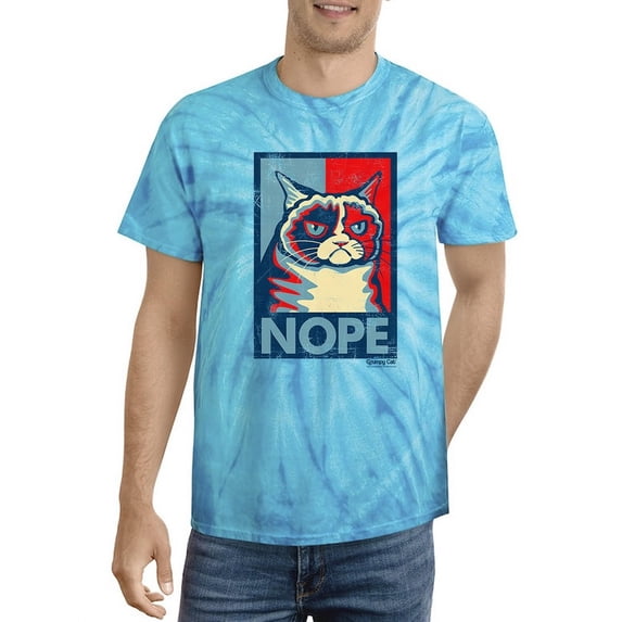 Nope. Grumpy Cat Tie-Dye Cyclone Men -, Male Small