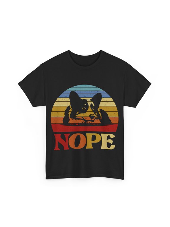 Nope Men T-Shirt, Dog Lovers T-Shirt