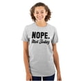 thumbnail image 1 of Nope Not Today Just Can't Deal Women's Plus Size Graphic Tee Brisco Brands 4X, 1 of 5