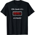 thumbnail image 1 of Nope O'Clock Red Digital Clock Funny Shirt, 1 of 4