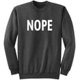 thumbnail image 1 of Nope Sweatshirt Dark Heather (2XL), 1 of 4