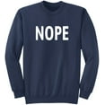 thumbnail image 1 of Nope Sweatshirt Navy (XL), 1 of 4